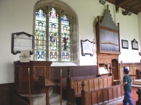 Interior of St Cuthbert